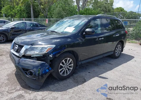 2016 Nissan Pathfinder Sv из США, поврежденный, VIN 5N1AR2MN1GC614877